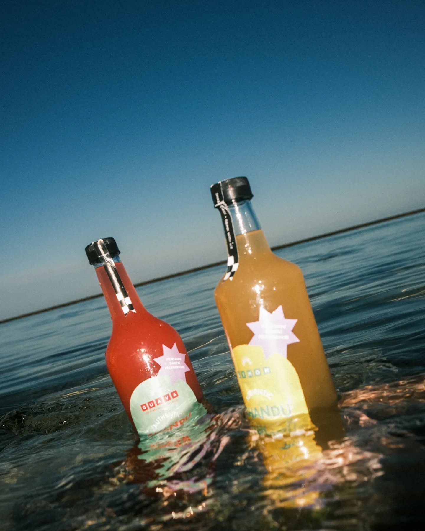 CHANDU Premium Selection - Elegant Non-Alcoholic Cocktail Bottles in Ocean